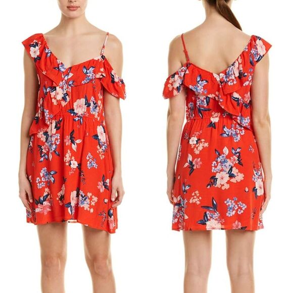 Revolve Cupcakes & Cashmere Cordetta‎ Floral Dress Women's Medium Coquette Mini - Picture 1 of 13